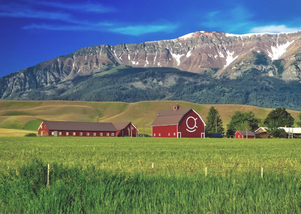 États avec le plus de terres agricoles 