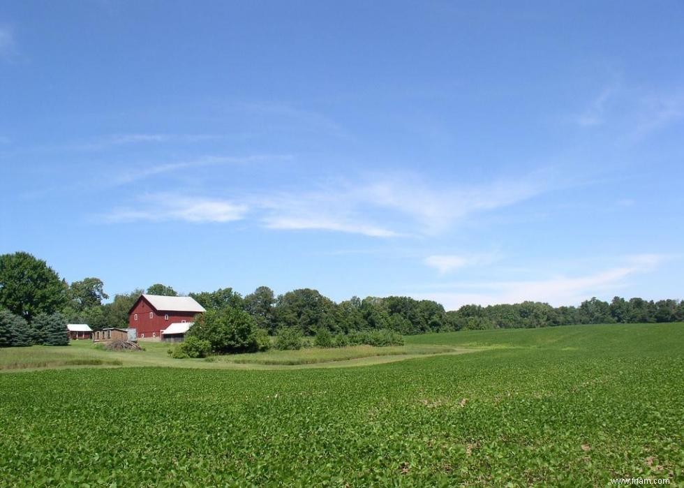 États avec le plus de terres agricoles 