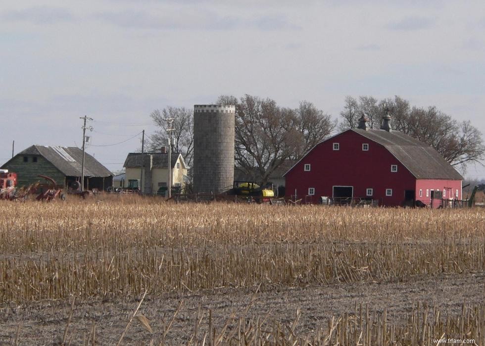 États avec le plus de terres agricoles 