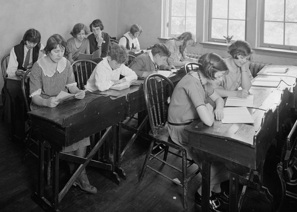 À quoi ressemblait l éducation américaine il y a 100 ans 