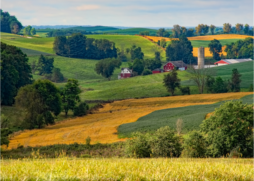 Comment chaque État utilise ses terres 