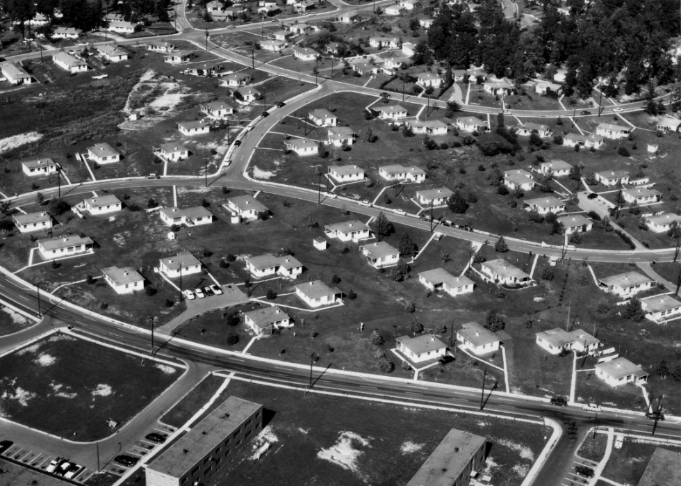 Combien coûtait une maison typique dans votre état en 1950 