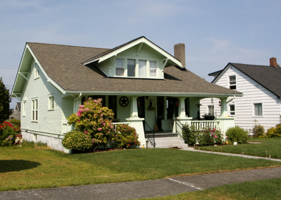 Combien coûtait une maison typique dans votre état en 1950 