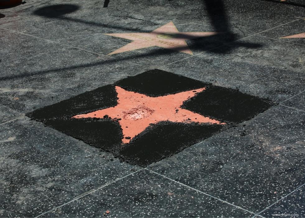 25 célébrités dont les stars ont été défigurées sur le  Walk of Fame  d Hollywood 