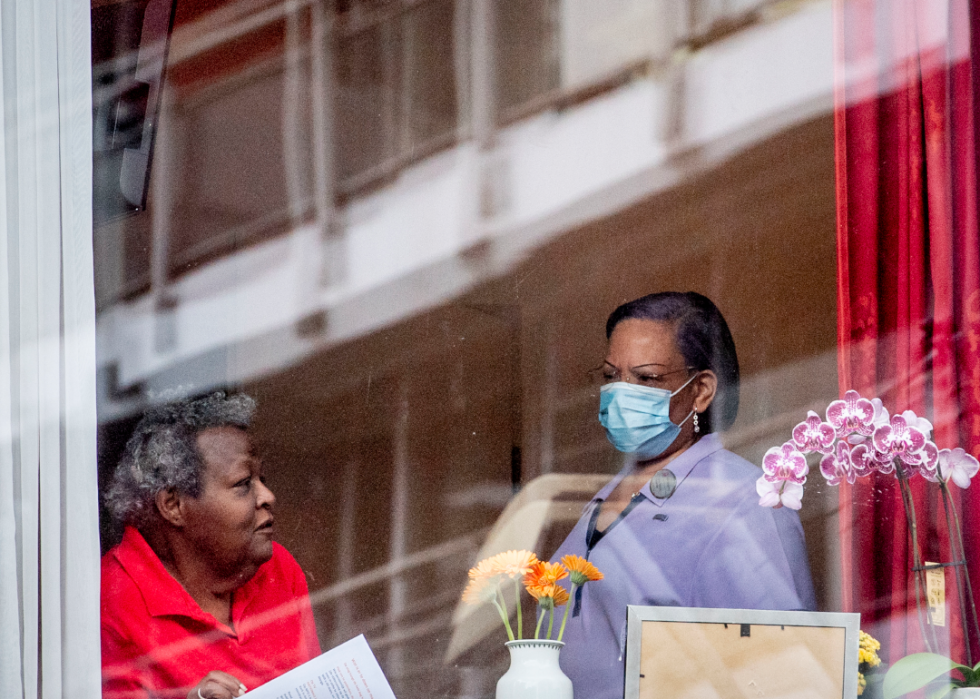 États avec le plus de foyers de soins non préparés à l infection 