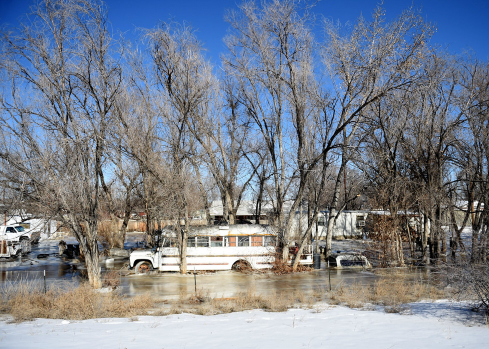 États les plus exposés au risque d inondation 