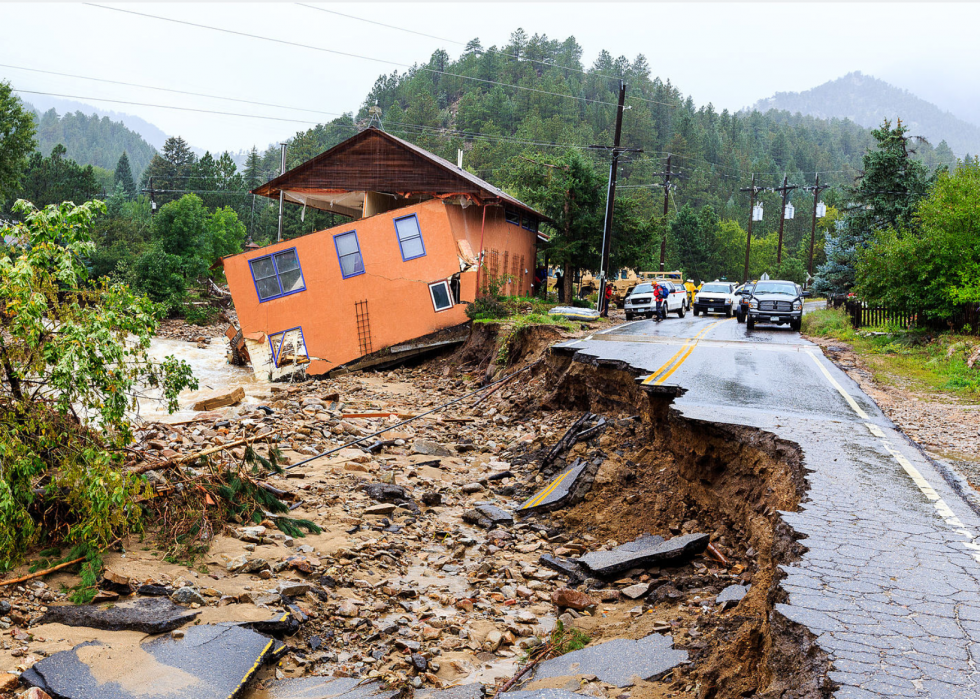 États les plus exposés au risque d inondation 