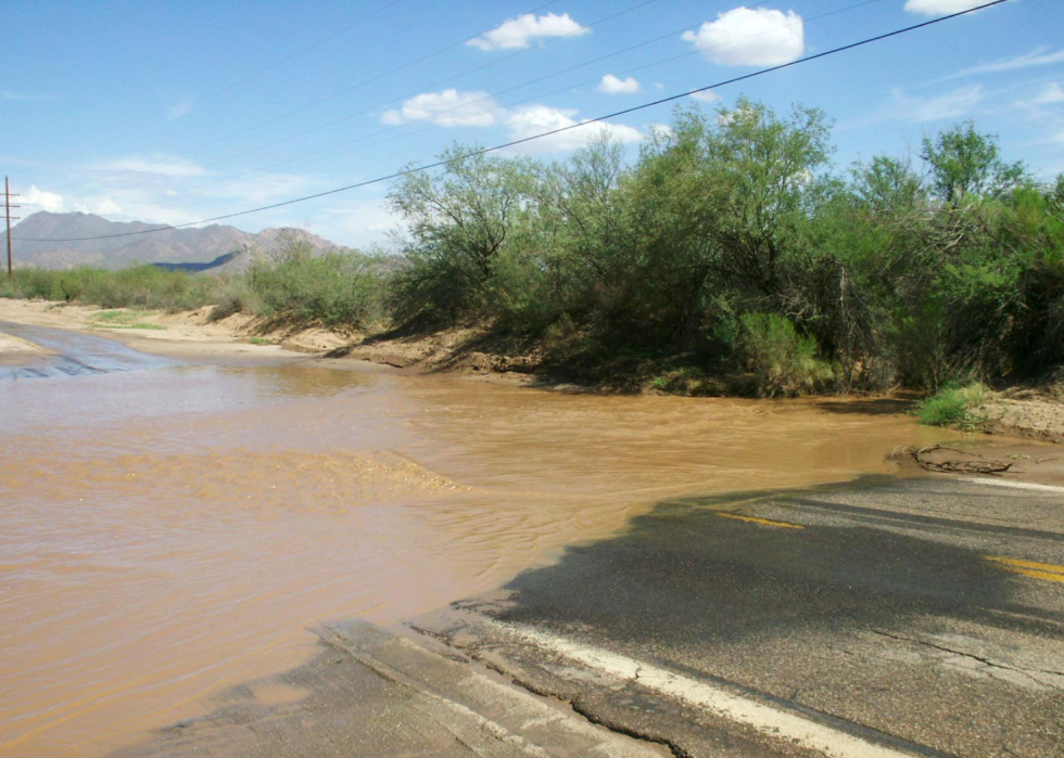 États les plus exposés au risque d inondation 