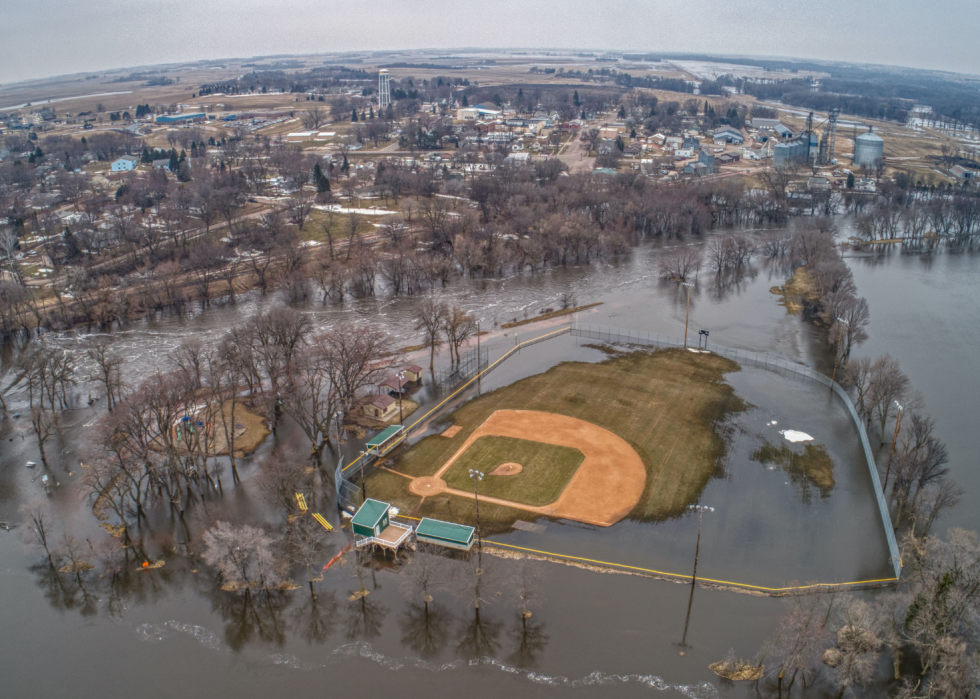 États les plus exposés au risque d inondation 