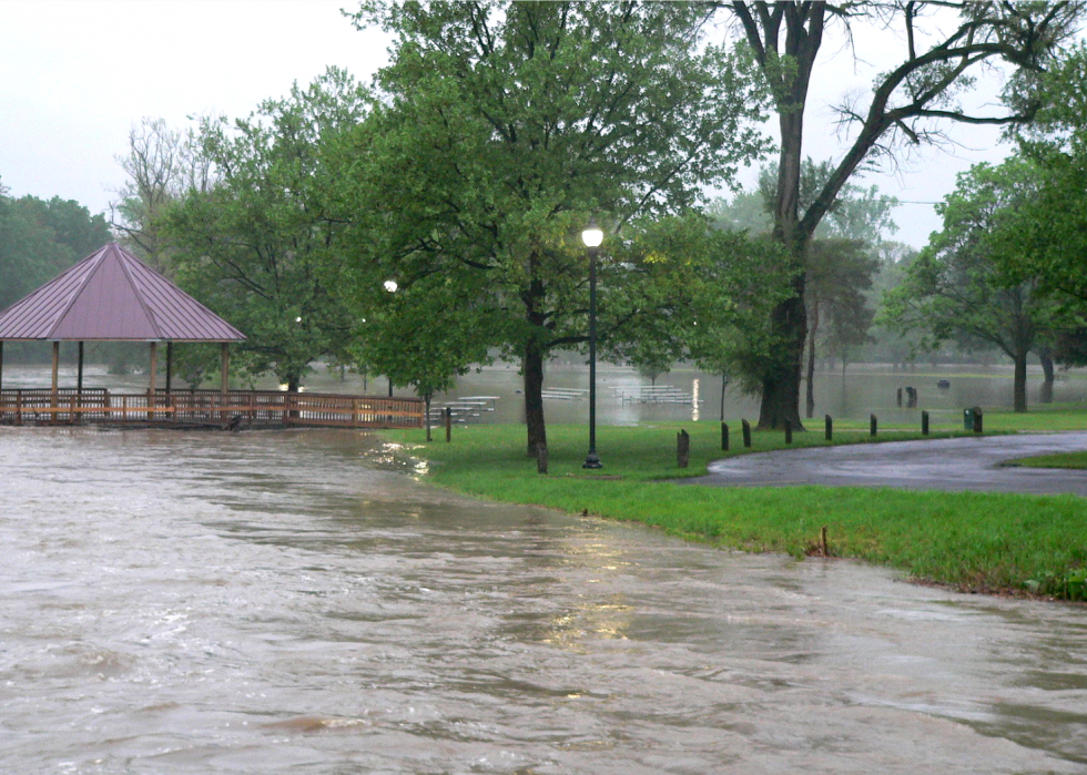 États les plus exposés au risque d inondation 