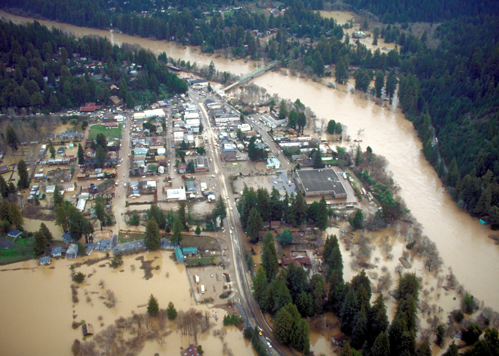 États les plus exposés au risque d inondation 