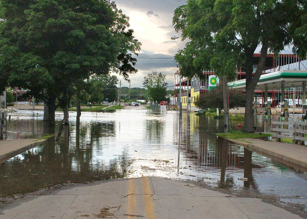 États les plus exposés au risque d inondation 