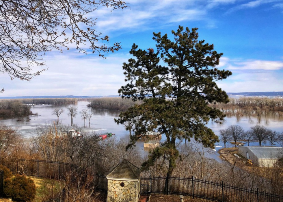 États les plus exposés au risque d inondation 