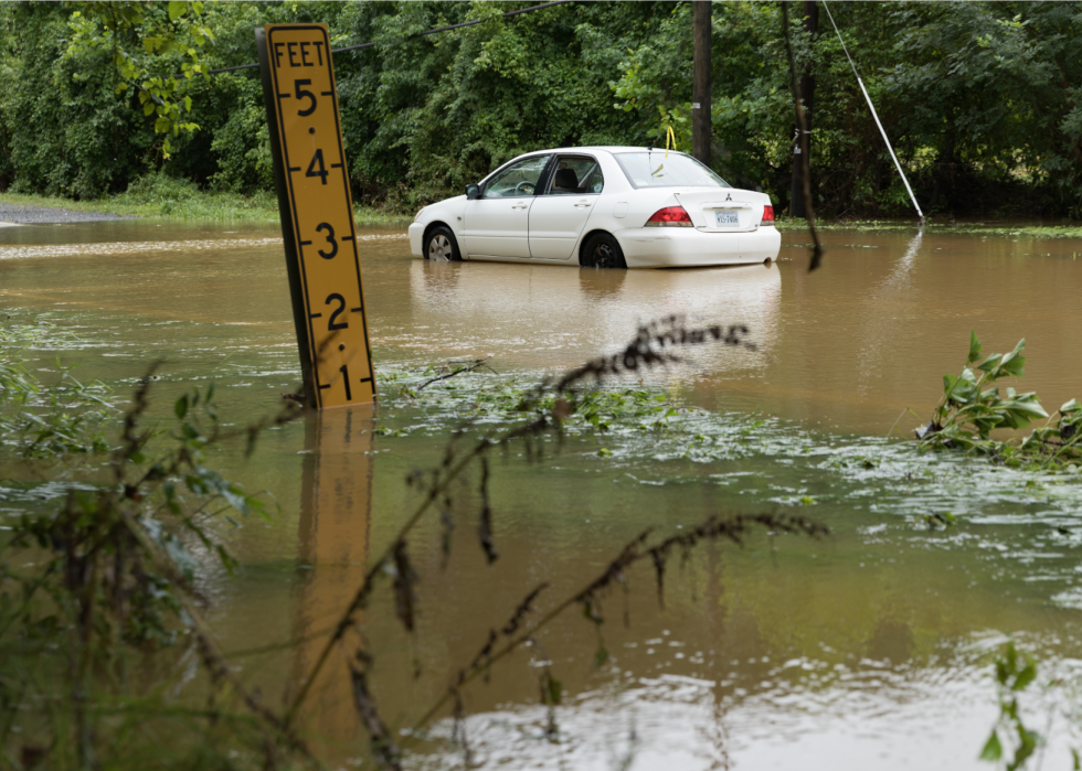 États les plus exposés au risque d inondation 