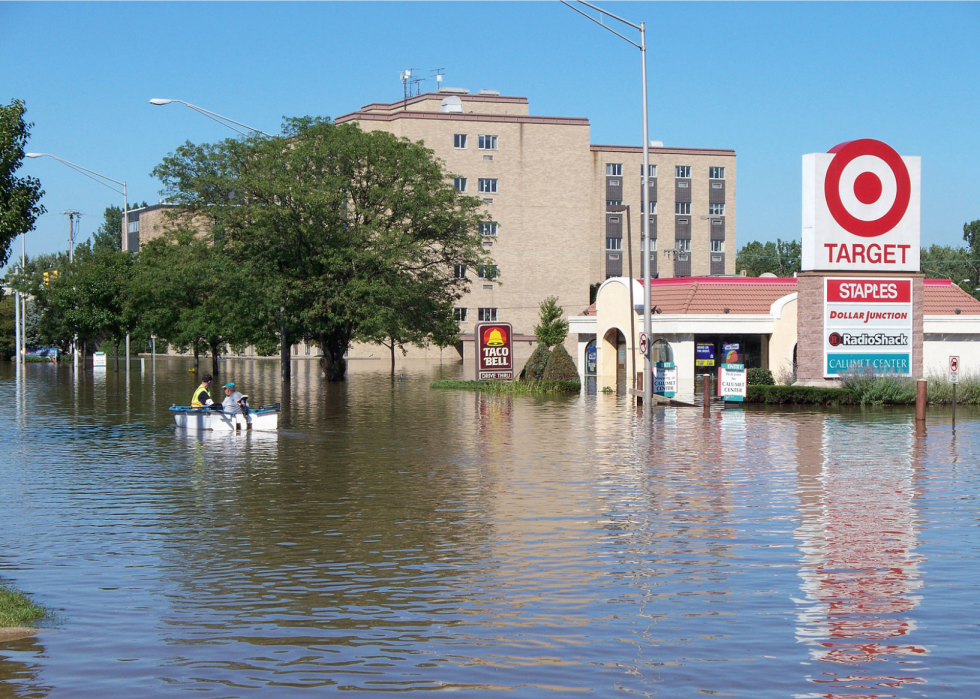 États les plus exposés au risque d inondation 