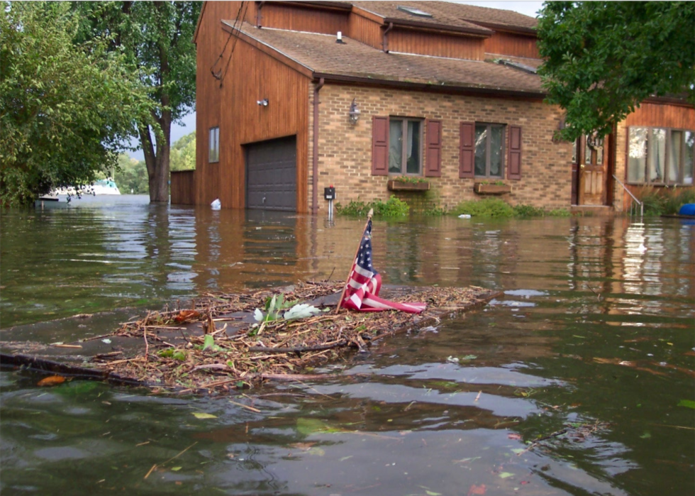 États les plus exposés au risque d inondation 