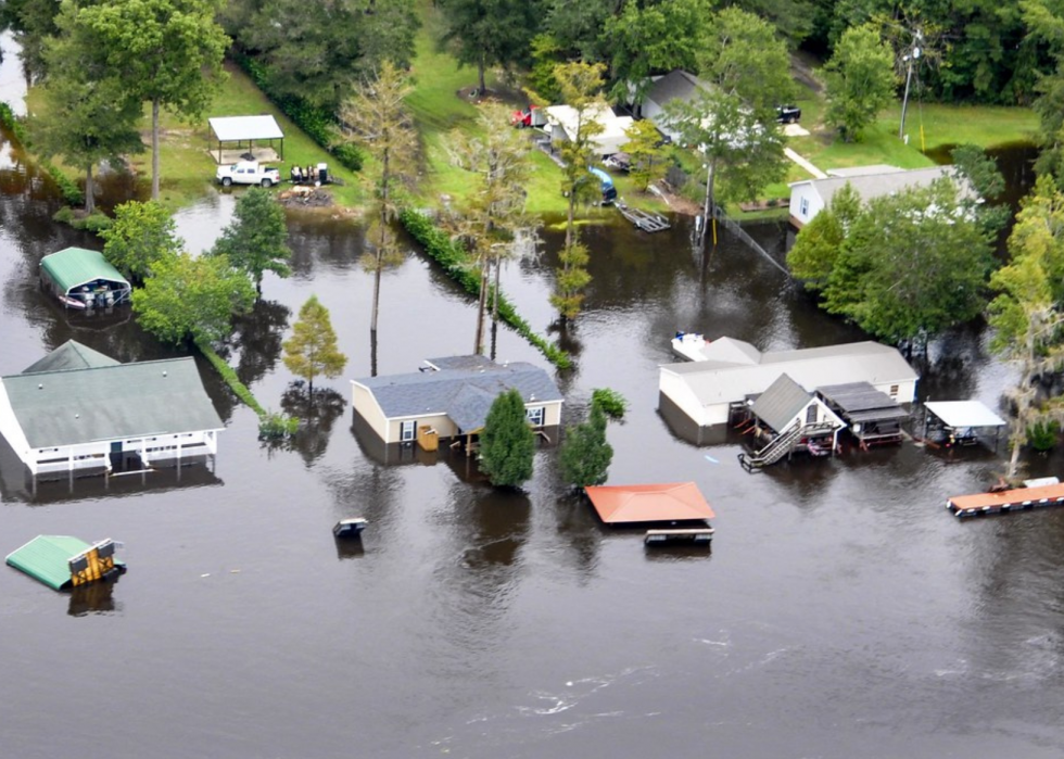 États les plus exposés au risque d inondation 