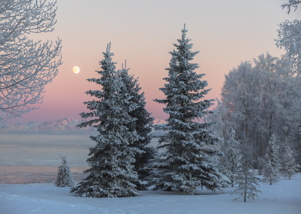 50 villes les plus froides d Amérique à Noël 