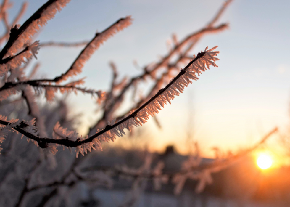 50 villes les plus froides d Amérique à Noël 