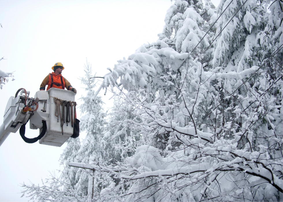 Les tempêtes hivernales les plus destructrices de la décennie 