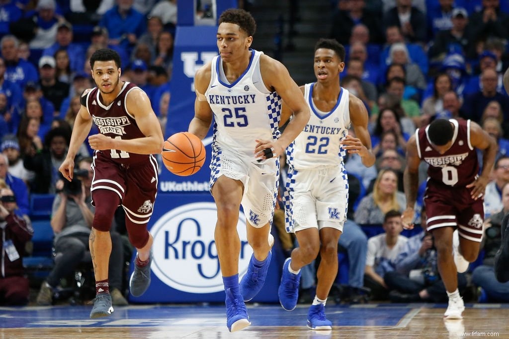 Meilleure équipe masculine de basket-ball universitaire dans chaque État 