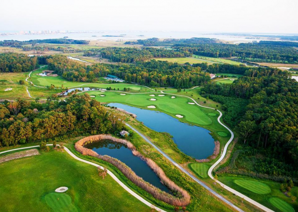 Meilleur parcours de golf dans chaque état 