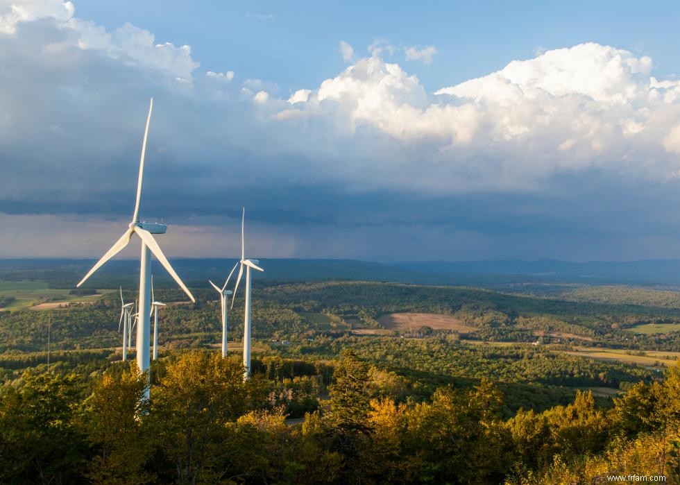 États avec le potentiel éolien le plus inexploité 