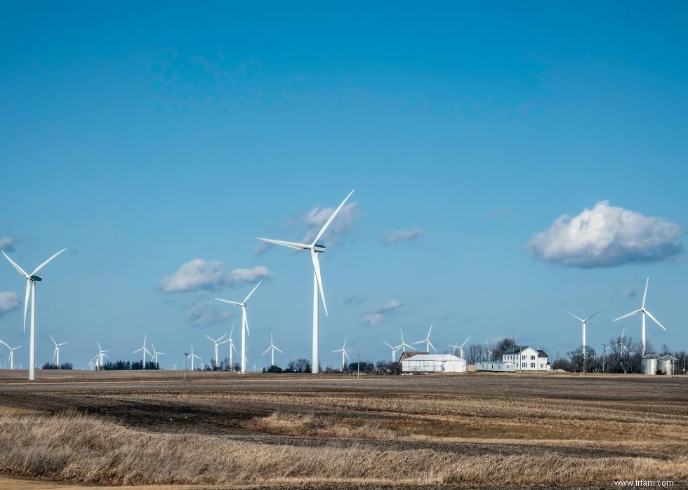 États avec le potentiel éolien le plus inexploité 