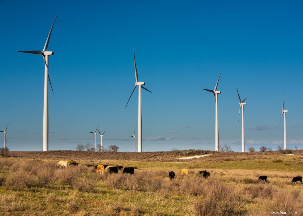 États avec le potentiel éolien le plus inexploité 