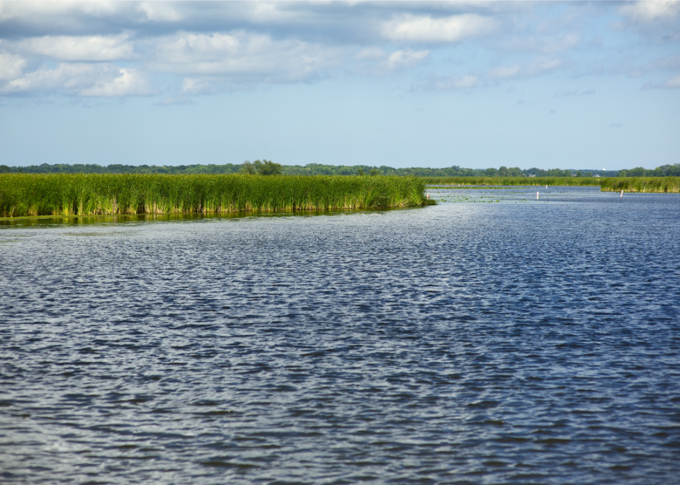 États comptant le plus de pêcheurs enregistrés 