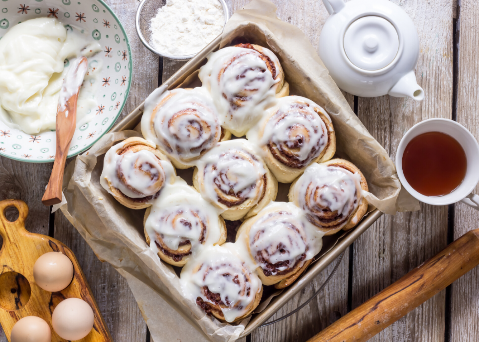 Aliments de petit-déjeuner signature dans tous les états 