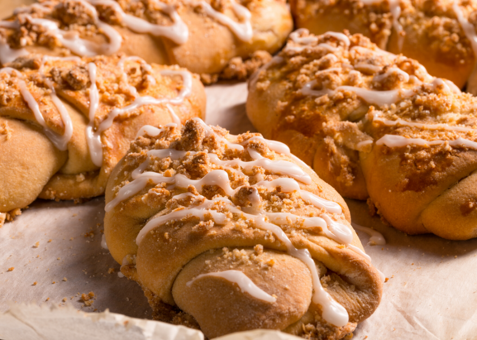 Aliments de petit-déjeuner signature dans tous les états 