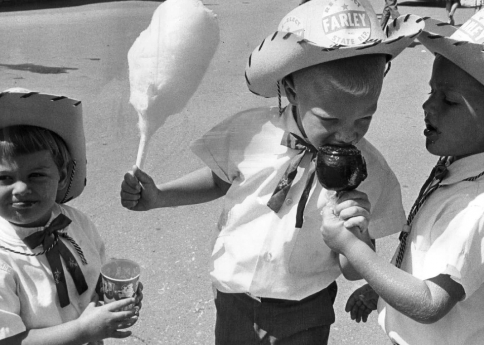 Photos historiques de l état et de la foire du comté de chaque état 