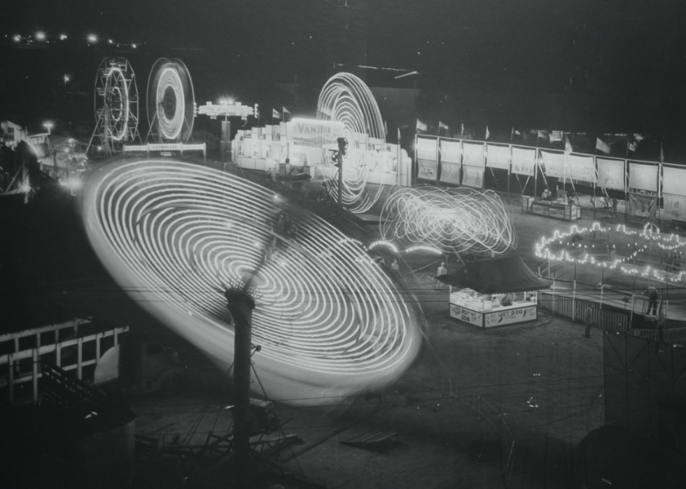 Photos historiques de l état et de la foire du comté de chaque état 