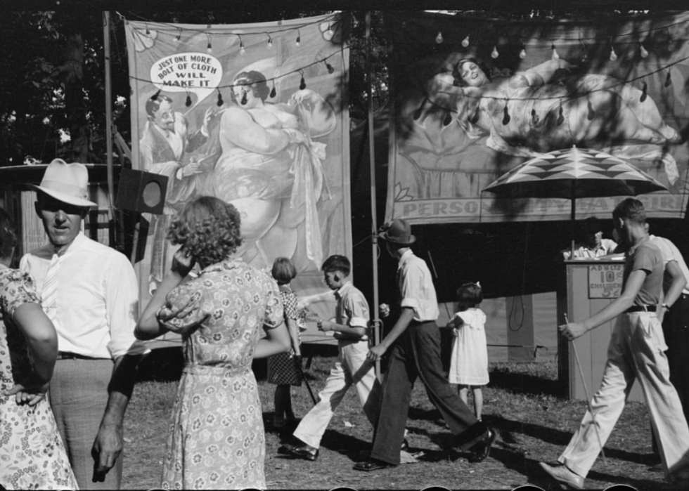 Photos historiques de l état et de la foire du comté de chaque état 