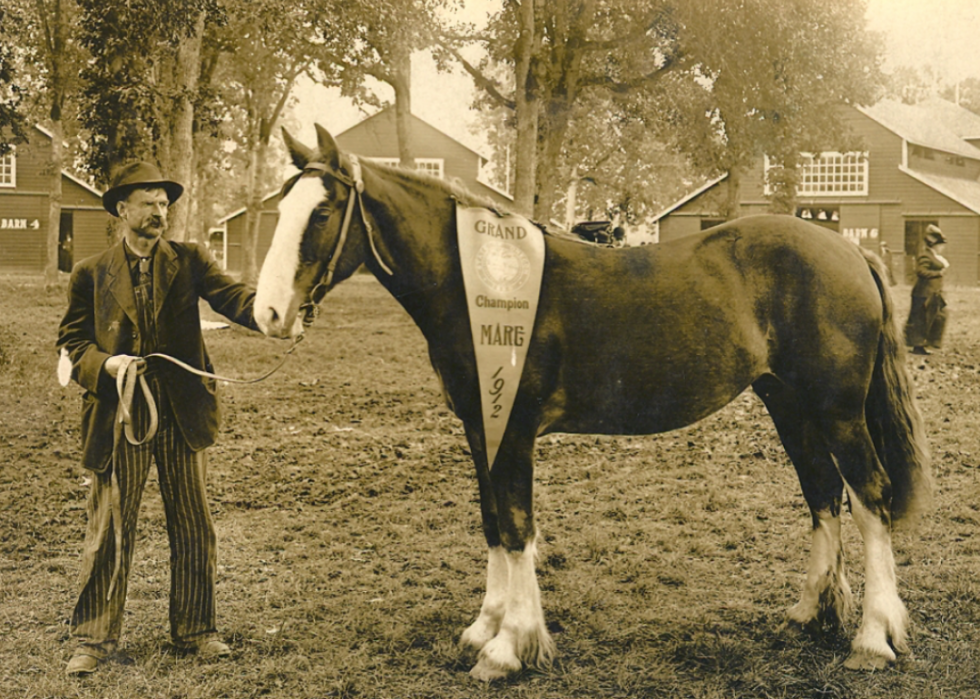 Photos historiques de l état et de la foire du comté de chaque état 