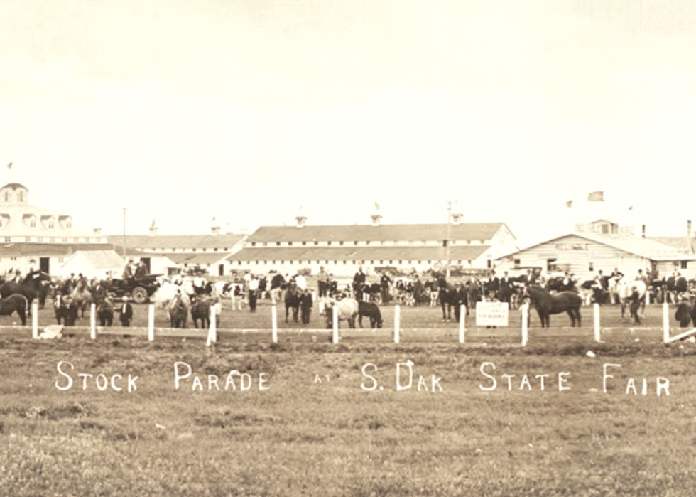 Photos historiques de l état et de la foire du comté de chaque état 