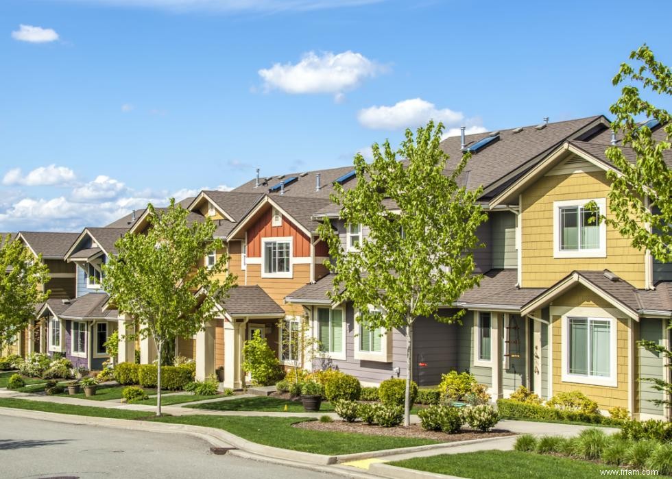 Comparaison de la croissance des ventes de maisons dans les 4 régions américaines 