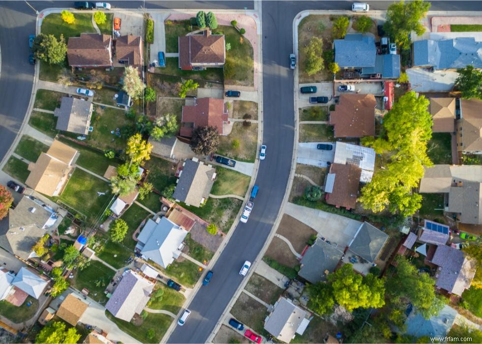 Comparaison de la croissance des ventes de maisons dans les 4 régions américaines 