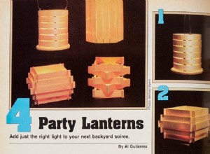 Fonction Vintage Family Handyman de 1982:Comment faire une lanterne de fête 