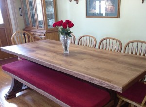 Projet Reader :Table et banc Viking modifiés 