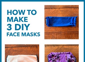 Comment faire 3 masques faciaux sans couture différents 