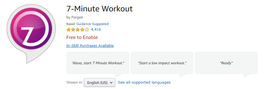 Oubliez la salle de sport ! 10 compétences Alexa pour faire de l exercice et se mettre en forme à la maison 