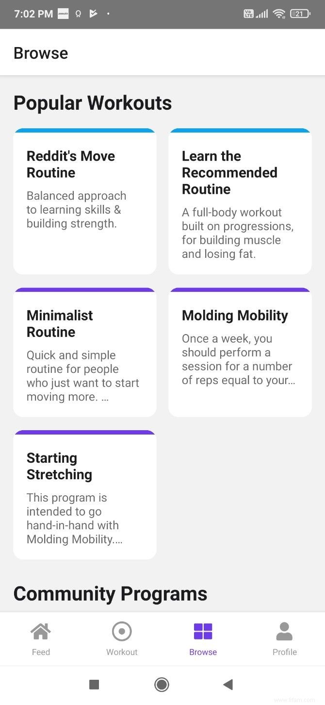 5 applications de fitness gratuites pour développer une habitude d exercice d entraînements réguliers 