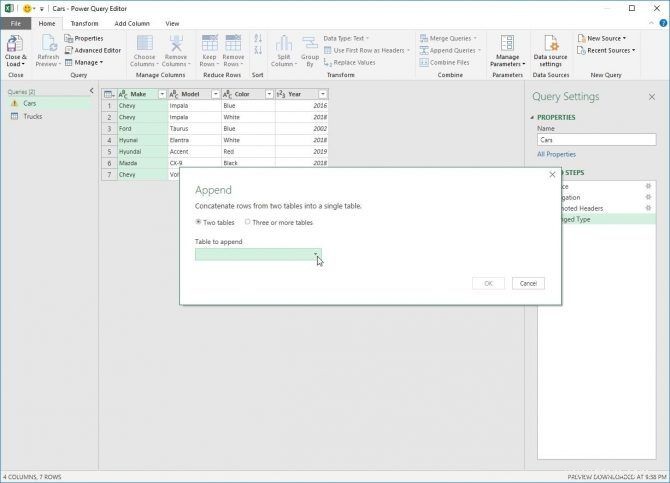 Comment combiner plusieurs ensembles de données dans Microsoft Excel à l aide de Power Query 