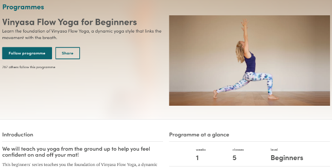 5 cours et applications gratuits pour les débutants en yoga pour apprendre et pratiquer 