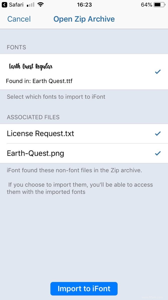 Comment installer des polices sur iPhone et iPad 