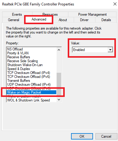 Comment configurer Wake-On-LAN sur Windows 10 