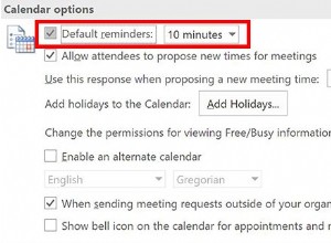 Comment désactiver les rappels de calendrier Outlook ennuyeux 