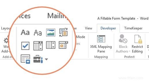 Créez un formulaire à remplir dans Word 2016 et collectez des données en toute simplicité 